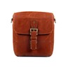 MegaGear Leather Camera Messenger Bag for Mirrorless, Instant & DSLR
