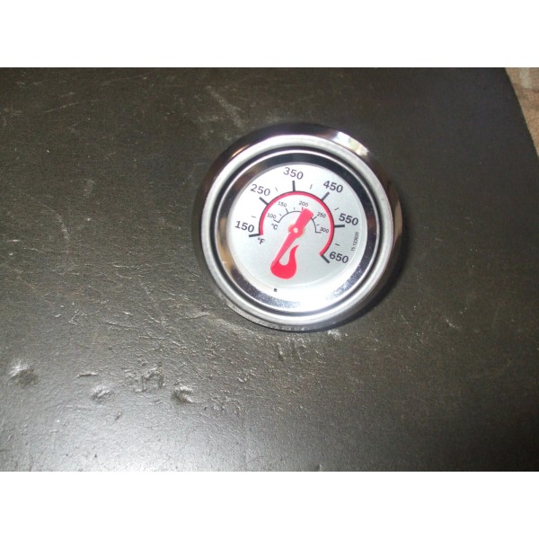 Char-Broil Charbroil SS Grill Heat Indicator Thermometer & Chrome Bezel