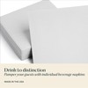 200 Linen-Feel Beverage Napkins - Disposable Cocktail Napkins, Made In