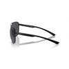 A|X ARMANI EXCHANGE Men's AX2047S Aviator Sunglasses, Matte Black/Dark Grey,