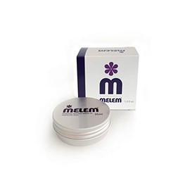Melem Skin and Lip Balm with Lanolin, Moisturizes Dry, Flaky and Cracked Skin, in Single Large Tin (1.2 oz.)