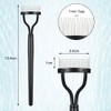 URAQT Eyelash Comb, Eyelash Separator Eyebrow Brush, Metal Teeth Eye