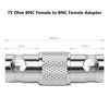 10PCS SDI Connector 75 Ohm BNC Female to BNC Female