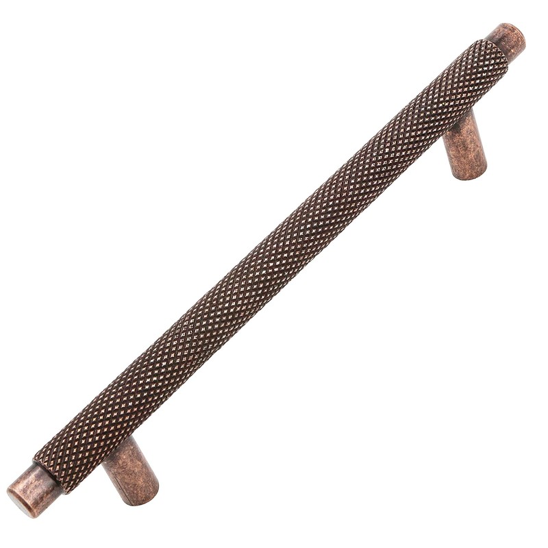 Decoranddecor Aurelia - Round Knurled Cupboard Handles | T-Bar Cabinet
