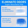 Bed pan Set Includes 30 Super Absorbent Pads, 40 Disposable