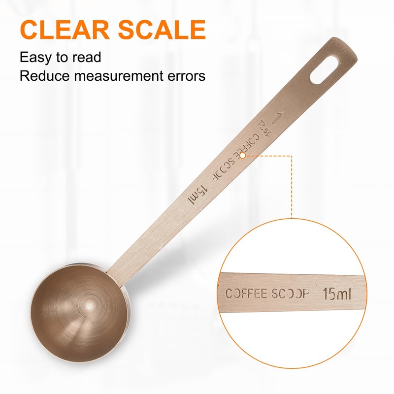 sourcing map Single Measuring Spoon 1tbsp (3tsp, 15ml) Teaspoon/Tablespoon 304
