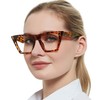 MARE AZZURO Oversized Reading Glasses +4.00 Women Cat Eye Readers