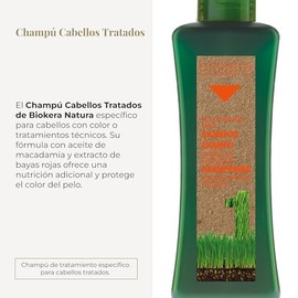 Salerm Biokera Natura Treated Hair Shampoo for Unisex, 10.8 Ounce / 300 ml