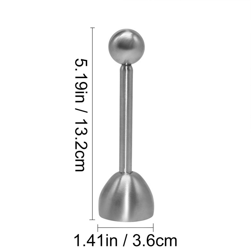 WUBAYI Egg Topper Stainless Steel - Egg Cracker for Boiled