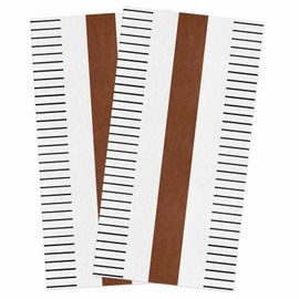 Kitchen Towels Set of 2 Boho Style Dish Towels and Dishcloths Sets Decorative Tea Towel Brown Stripe Lines Absorbent Hand Towels for Kitchen Bathroom Drying Cleaning Backing Home Decor