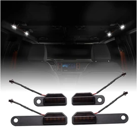 Axinda Car LED Interior Dome Lights Fit For Ford Bronco 2021 2022 2023 2024 2/4 Door, For Ford Bronco Interior Lights, For Bronco Interior Accessories, Easy Installation Hardtop/Softtop, 4 PCS