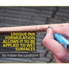 Artline Plumbers Permanent Markers, Professional Series, For Use On Wet