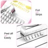 Ready-to-Use Fan Eyelash Extensions, 7D-D-0.07-Mix, Short Stem Volume Eyelashes, 0.07