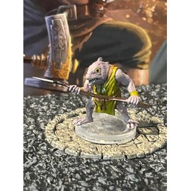 Wiz Kids Kuo TOA #1 - from Vecna Eve of Ruin Set - Icons of The Realms - D&D - Medium 1" Base Pre Painted Plastic Miniature