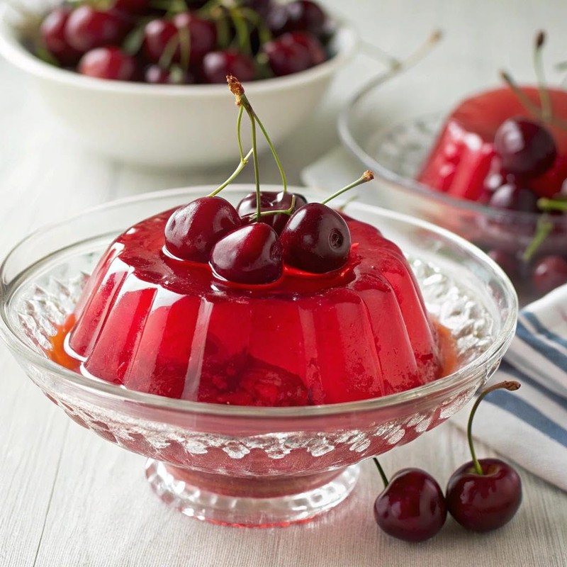 Simple Mixes Natural Gelatin Dessert, Cherry, Healthy Snack, Dye-Free, No