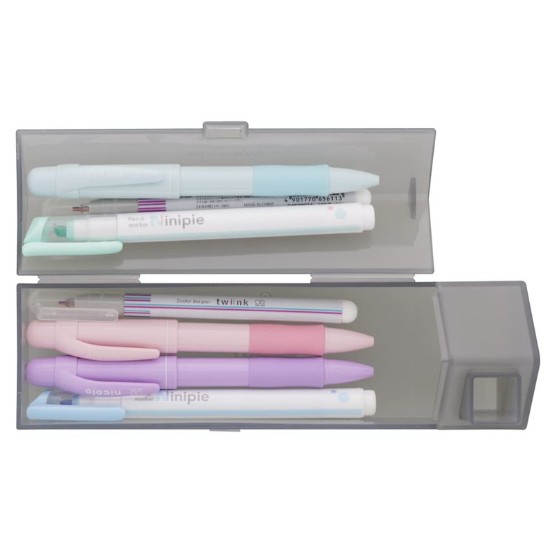 Sunstar Stationery S1426214 Pen Case, Pen Stand, Pen Case, Clear