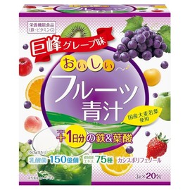 Yuwa's Delicious Fruit Green Juice, 20 Packets of Ferrous Folic Acid for 1 Day 4414, 1 Piece / 유와 맛있는 과일녹즙 1일분의 철엽산 20포 4414, 1개
