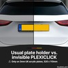 PLEXICLICK® ORIGINAL License Plate Holder for Cars - Frameless Invisible