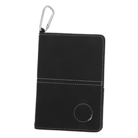 WHAMVOX 1pc Stylish Golf Scorebook Pu Scorecards Protector for Golfing Recordings Lightweight Portable Fits Standard Scorecards Design for Scratch Water