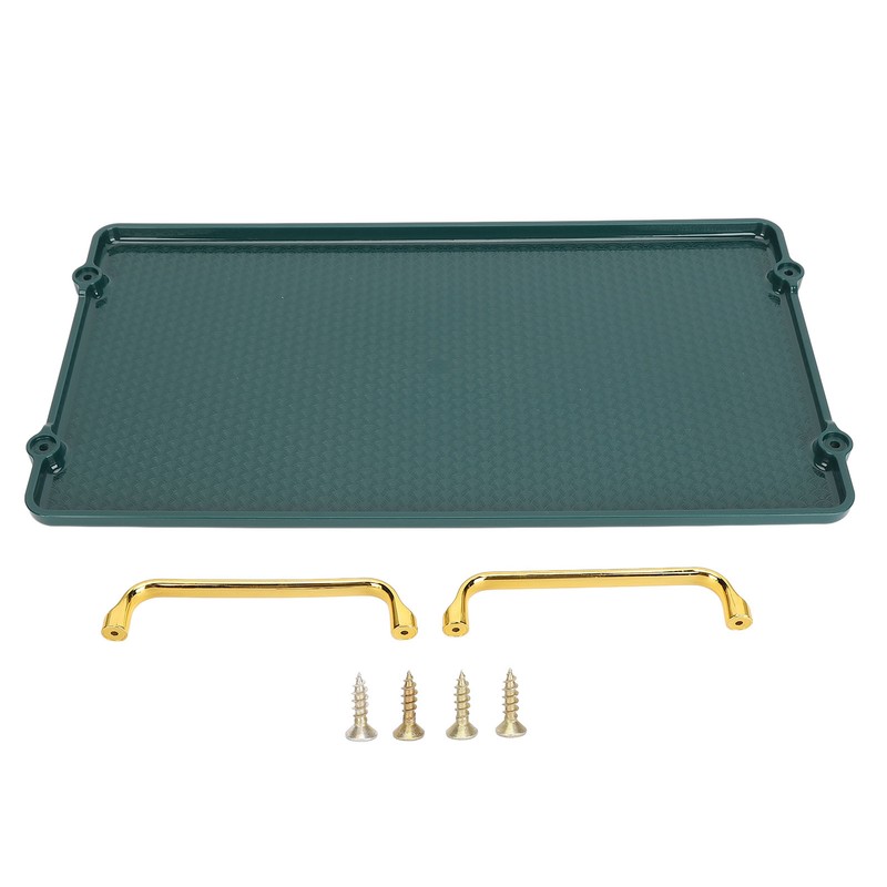 Large Handle Tray Double Ear Plastic Tray Rectangular Stable Multifunctional
