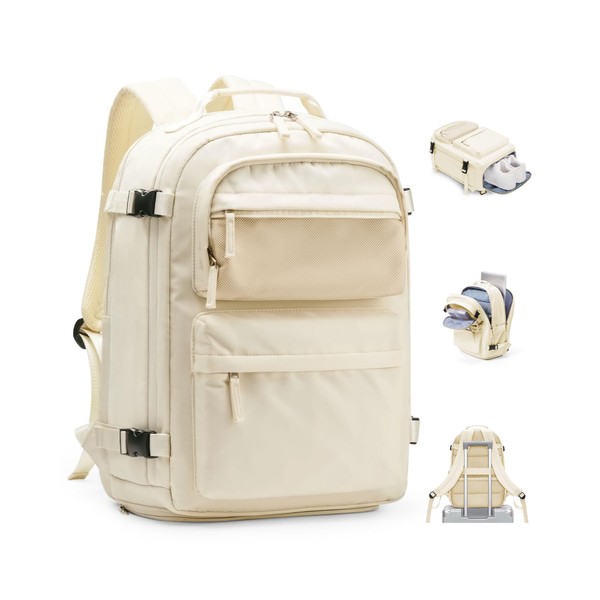 WEPLAN Travel Backpack For Women Men 18×14×8 Airline Approved Carry