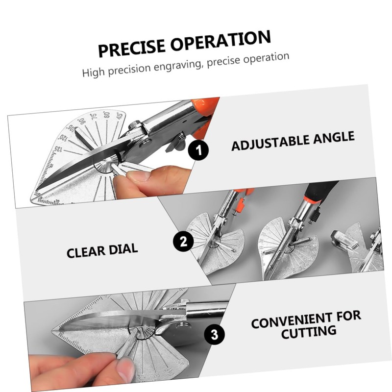 Mipcase Multipurpose Trunking Shear Cutter Angle for Precise Molding and