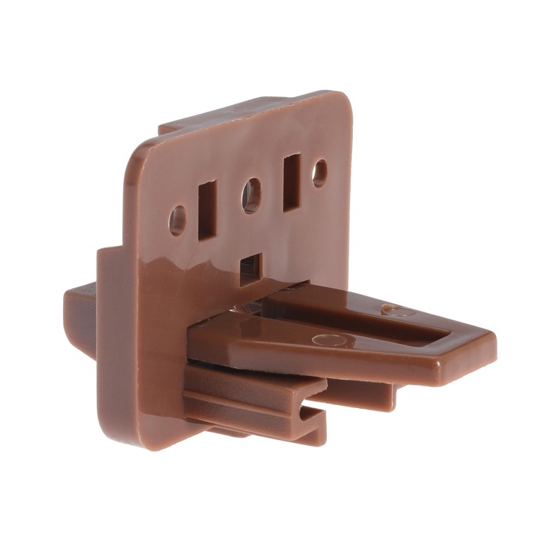10PCS Drawer Slide Track Guide Glide for Center Mount Drawer