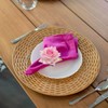 Petunny Floral Napkin Rings Set of 6 Rose Flower Napkin