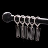 PISHI Heavy Duty Metal Curtain Hooks Pinch Pleat Deep Prong