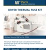 Whirlpool 279816 Genuine OEM Dryer Thermal Fuse Kit Replacement Part