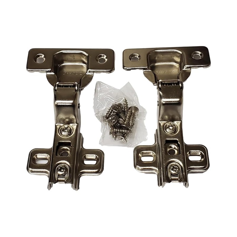 Lock Connection™-Inset Cabinet European Hinges, Non-Soft Close, Screw Mount, 105