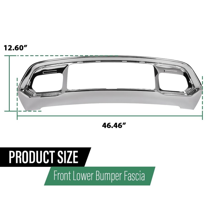 LQI Front Bumper Lower Fascia Applique Compatible with Jeep Grand