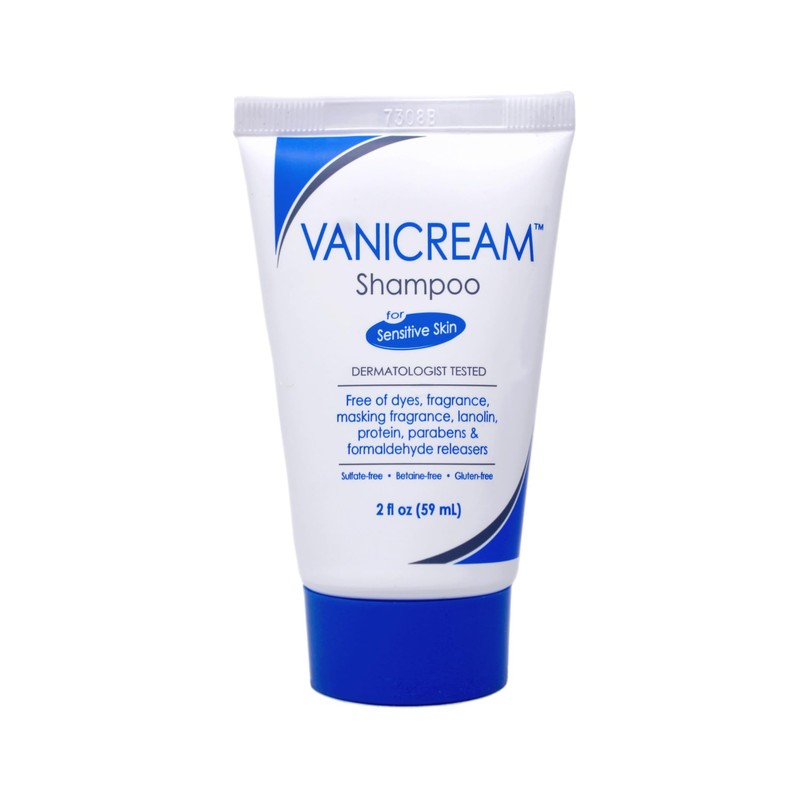 Vanicream Shampoo and Conditioner, 2 Ounce Travel Size Combo Set