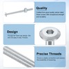 uxcell 4Pcs Bed Frame Bolts, M6 x 90mm Hex Socket