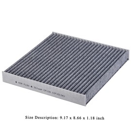 Snlazp Premium Cabin Air Filter Includes Activated Carbon, Replacement for CP134, CF10134, Honda & Acura, Civic, CR-V, Odyssey, CSX, ILX, MDX, RDX, AT134 (1 Pcs)