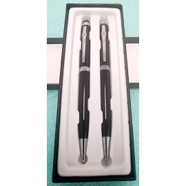 Pierre Cardin Ballpoint Pen and Mechanical Pencil, Stylus Tipped,  Black