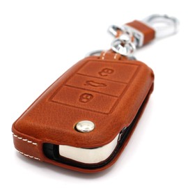 Finest Folia Leather Key Case VB (Light Brown)