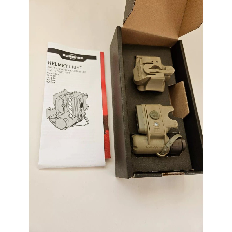 Surefire NEW - Surefire HL1-A-TN Helmet Light White/Blue LED Tan