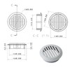 cyclingcolors 10x Ventilation Grille Exhaust Grille Outer Grille Round Total