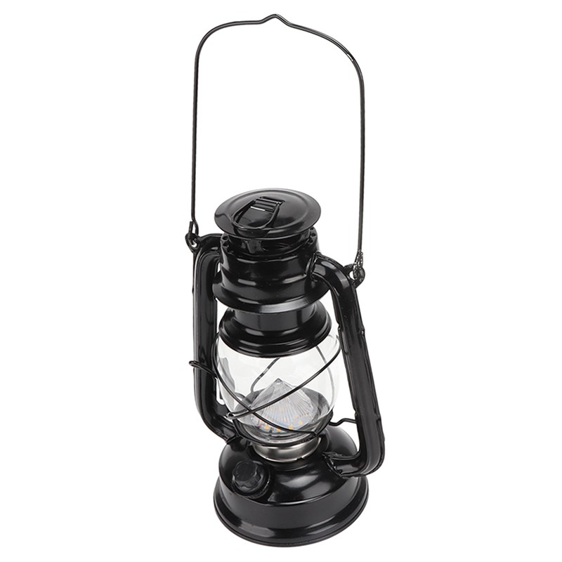 Vintage Camping Lantern 24h Battery Life USB Charging Detachable Lampshade