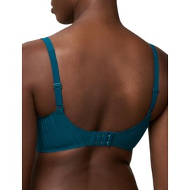 Triumph Women's Body Makeup Patchwork Wp Ex Bra, Blue Coral