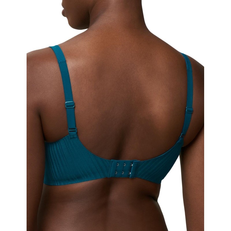 Triumph Women's Body Makeup Patchwork Wp Ex Bra, Blue Coral