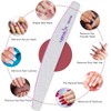 Canvalite Nail Files for Natural Nails 180/240 Grit Emery Board