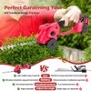 VARAI Cordless Hedge Trimmer, 2-in-1 Hedge Trimmer, Ultra Long Battery