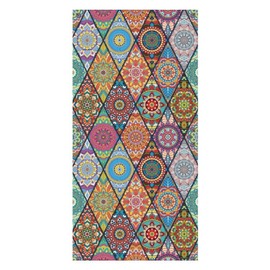 GANMP Bohemia Microfiber Lightweight Thin Beach Towel Sand Free Quick Dry Super Absorbent Compact Oversized Large Towels for Swimming Pool Yoga Gym Travel Vacation Essentials Adults