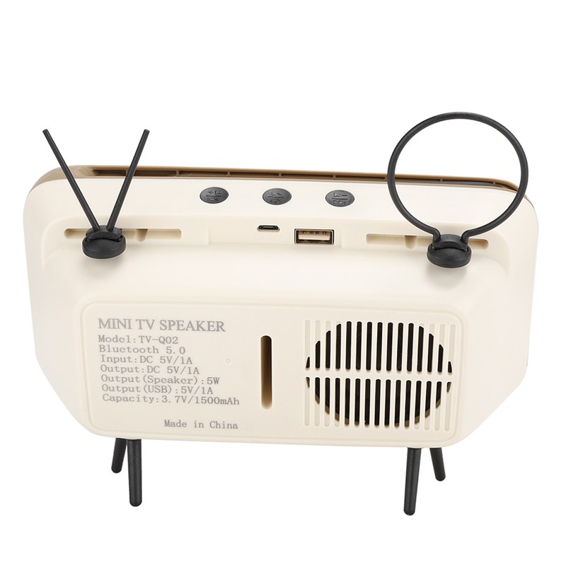 Retro TV Modeling 80Hz‑20KHz Bluetooth HD Sound Speaker Mobile Phone
