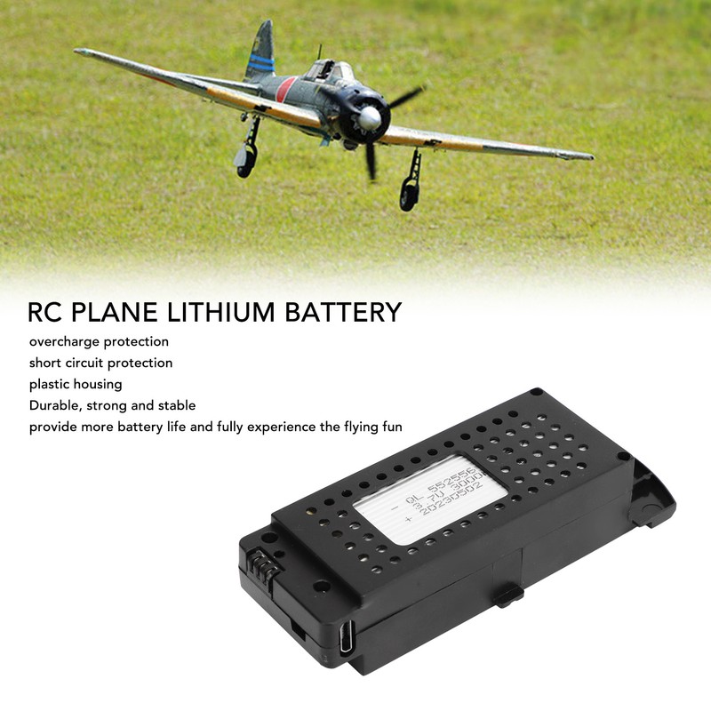 3 Pcs Lithium Battery for Remote Control Aircraft 3000mAh RC