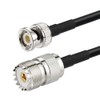 Eightwood UHF SO239 to BNC Male Antenna Extension Cable Coax