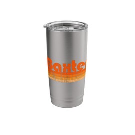 Baxter, Minnesota Retro 80s Style Stainless Steel Insulated Tumbler