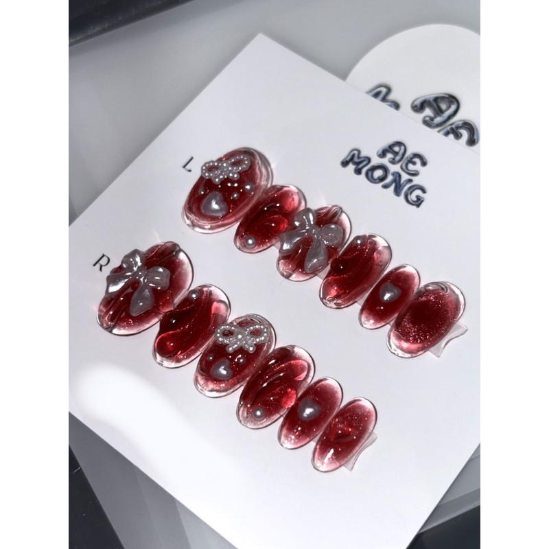 Aemong: Valentine's Glass Craft ♥️ - Mini Short Square /